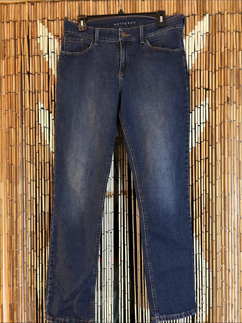 Mott & Bow Women's boyfriend Jeans — Dark Blue 28/30